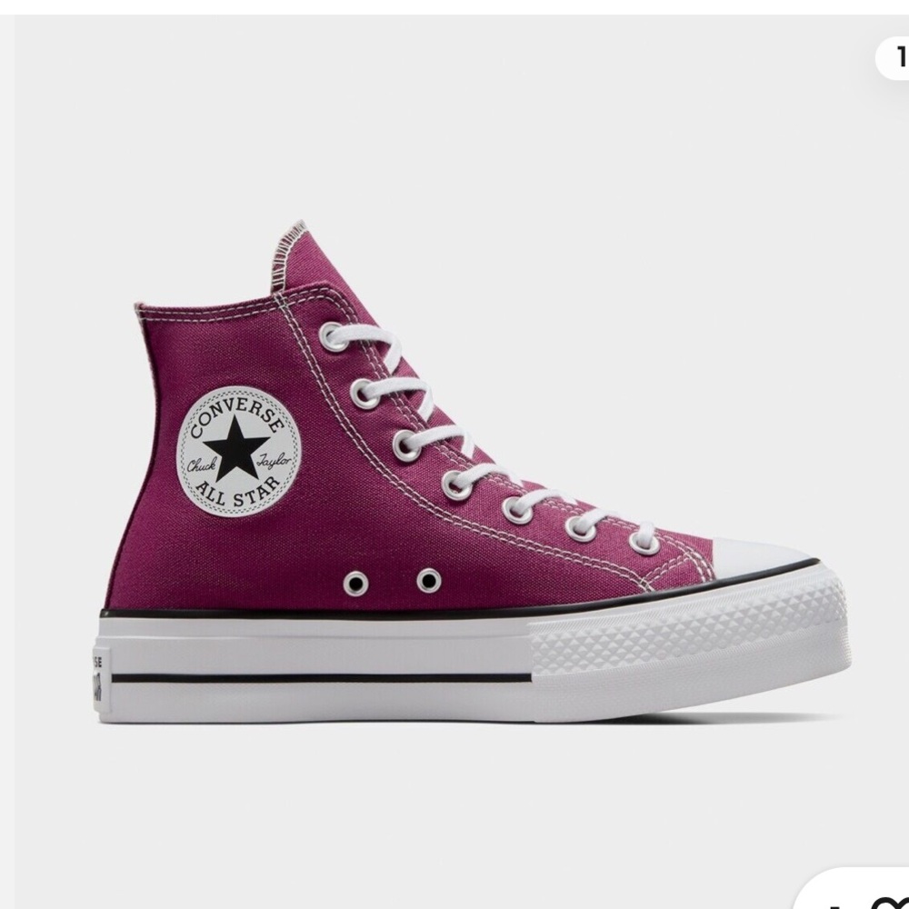 WOMENS CONVERSE CHUCK TAYLOR ALL-STAR LIFT SNEAKER size 7